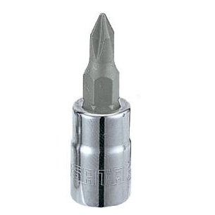 [S21301] ⬡ 1/4" Dr. PHILLIPS bit socket 37L #1 (S21301, SATA)