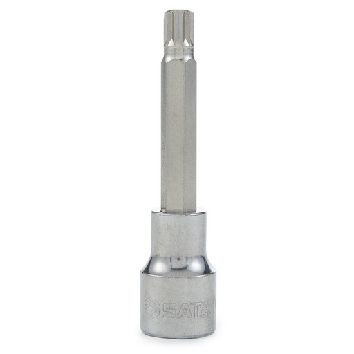 [S25802] ⬡ 1/2" Dr. 100L SPLINE bit socket M-6, L=100mm (S25802, SATA)