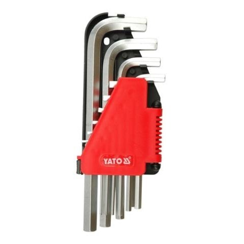 [YT0508] ⬡ L-type hex key set 10pcs. (2-12) (YT0508, YATO)