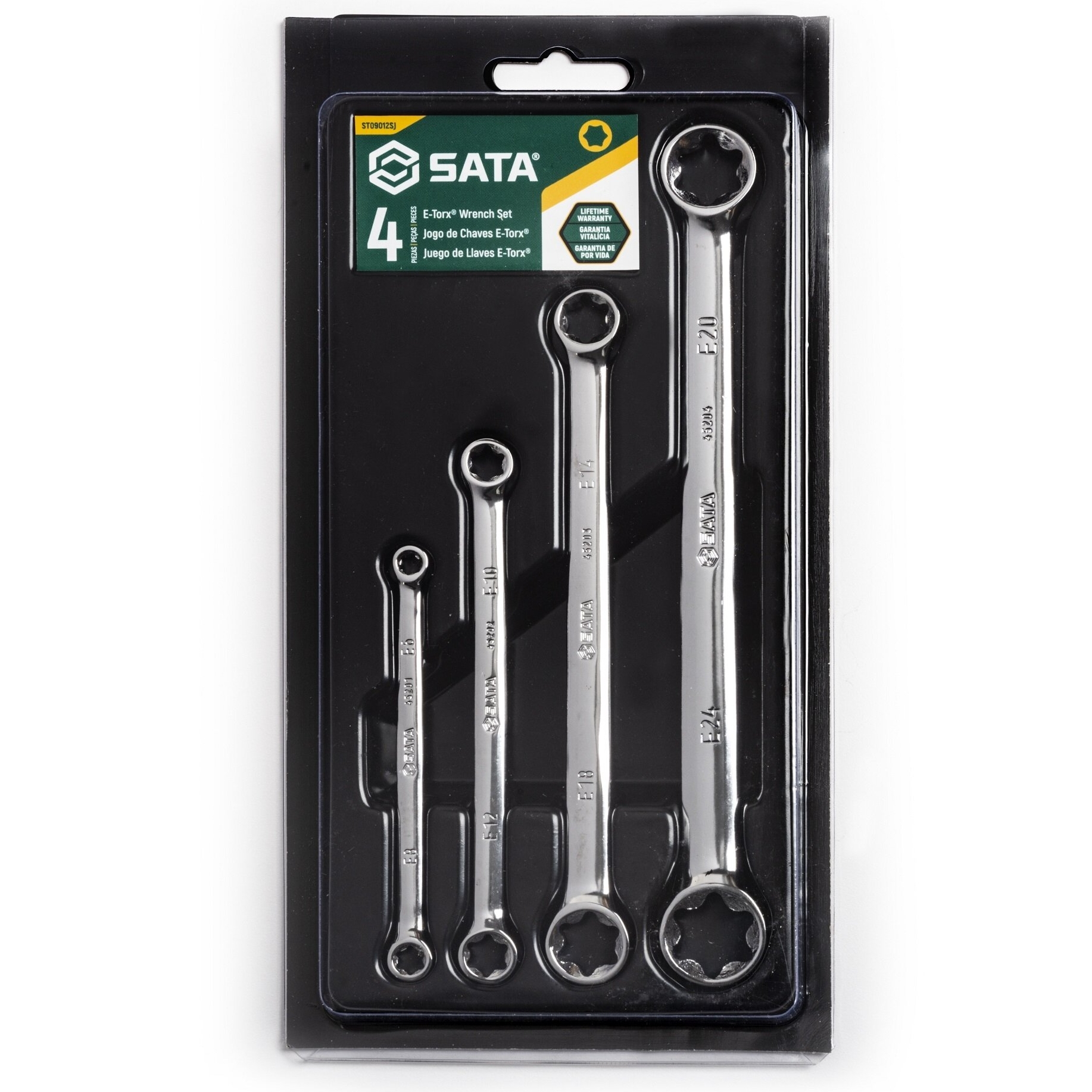 ⬡ E-TORX rinkinys 4 vnt. (S09012, SATA)