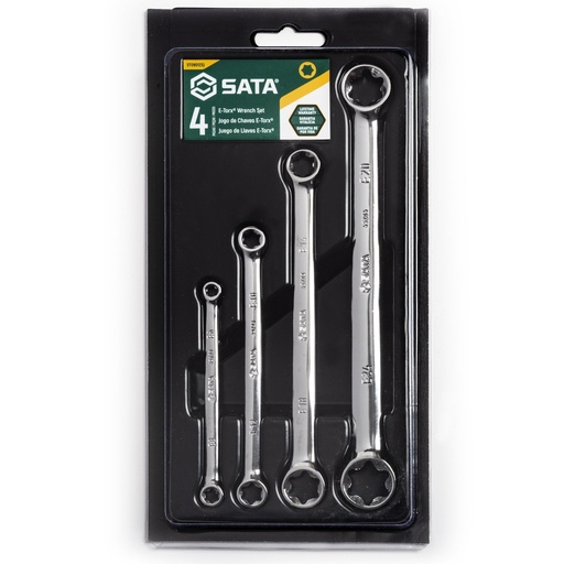 [S09012] ⬡ E-TORX set 4pcs. (S09012, SATA)