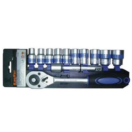 [KR012MSA] ⬡ 1/2" Dr. Socket set 12pcs. (KR012MSA, KINGROY)
