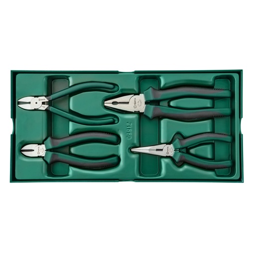 [S09912] ⬡ Tray. Pliers set 4pcs. (S09912, SATA)