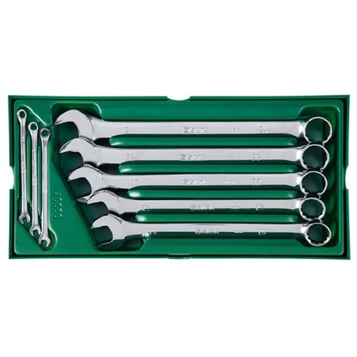 [S09907] ⬡ Tray. Combination wrench set  8pcs. (S09907, SATA)