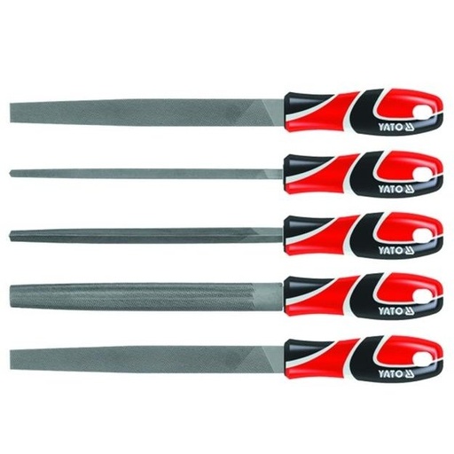 [YT6238] ⬡ Steel files set 5pcs. (YT6238, YATO)