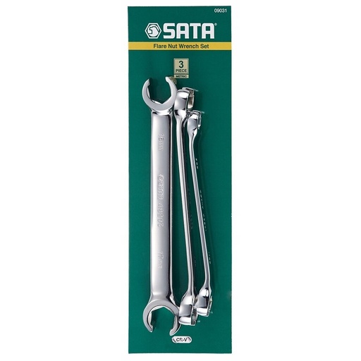 [S09031] ⬡ Flare nut set 3pcs. (S09031, SATA)