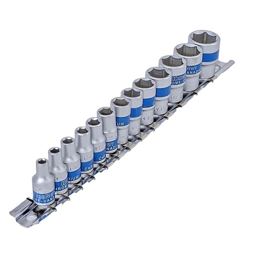 [KR30151013] ⬡ 1/4" Dr. Sockets set 13pcs. (KR30151013, KINGROY)