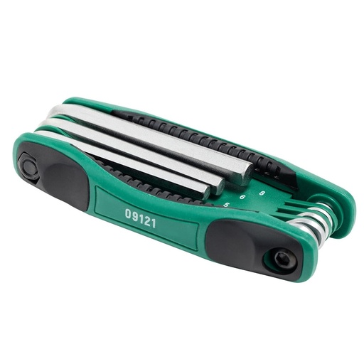 [S09121] ⬡ Foldup hex key set 8pcs. (1.5-8) (S09121, SATA)