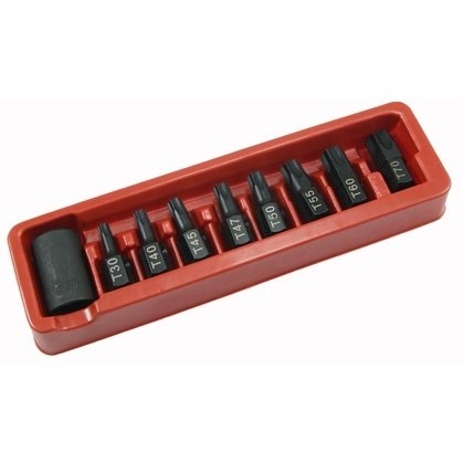 [SB2121] ⬡ 1/2" Dr. Bit socket impact set (TORX) 9pcs. (SB2121, ELLIENT TOOLS)