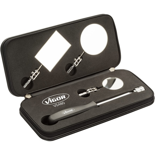 [V5480] Telescopic inspection mirror set V5480, VIGOR