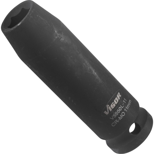 [V5550L-11] Impact wrench socket, long V5550L-11, VIGOR
