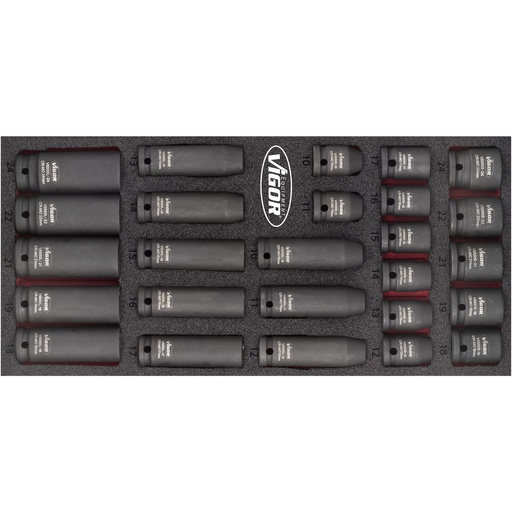[V5602] Impact socket set (V5602, VIGOR)