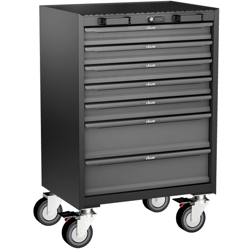 [V6000-019] Tool trolley ∙ for storage system ∙ 7 drawers V6000-019, VIGOR