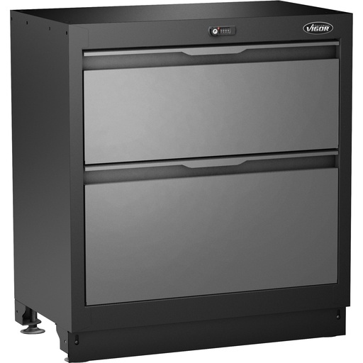 [V6000-029XL] Lower drawer cabinet, 2 drawers XL (V6000-029XL, VIGOR)