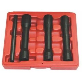 [AT8062] ⬡ Fiksuojamų ratų veržlių išėmimo rinkinys 4 vnt. 1/2" ilgos galvutės (AT8062, ELLIENT TOOLS)