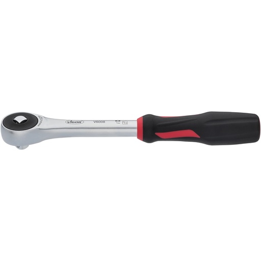 [V6008] 360° swivel-handle reversible ratchet, 289 mm (V6008, VIGOR)