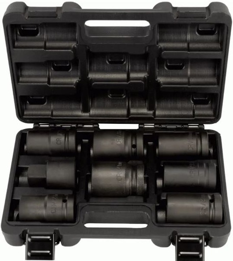 [40328] [40328] [40328] [40328] 1/2" Prailgintų smūginių galvučių rinkinys 8vnt.