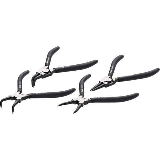 [V6510-19/4] Circlip pliers set, 180 mm, 4 pcs (V6510-19/4, VIGOR)