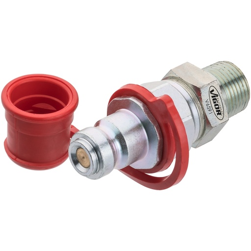 [V6591] Adapteris 3/8″ ārējā vītne, uz CEJN / cilindru (V6591, VIGOR)