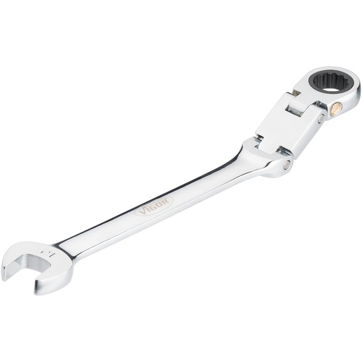 [V6752-12] Double-joint ratcheting combination wrench, 12 mm (V6752-12, VIGOR)