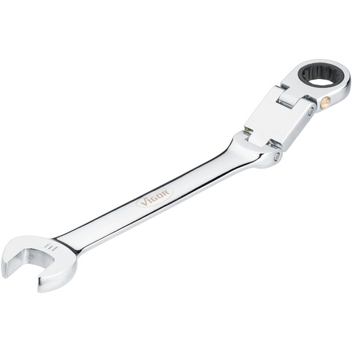 [V6752-14] Double-joint ratcheting combination wrench, 14 mm (V6752-14, VIGOR)