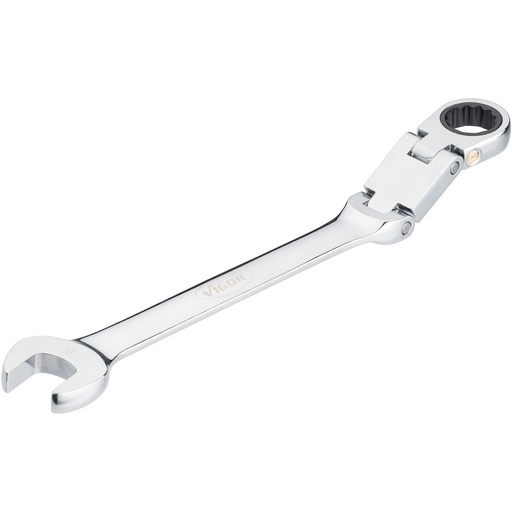 [V6752-16] Double-joint ratcheting combination wrench, 16 mm (V6752-16, VIGOR)