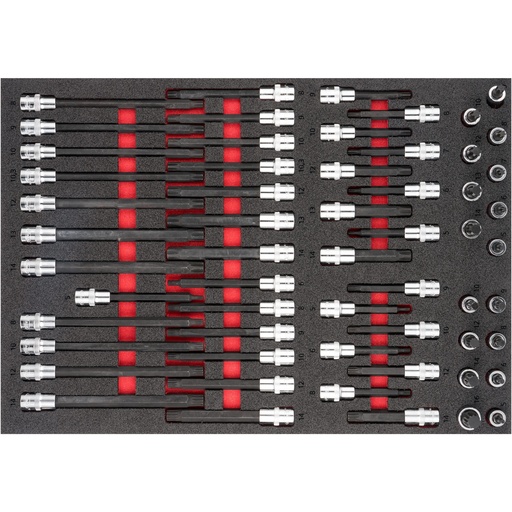 [V6810] Screwdriver socket set V6810, VIGOR