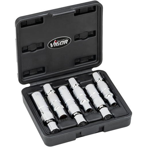 [V7016/6] Glow plug extractor set (V7016/6, VIGOR)