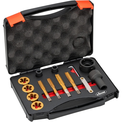 [V7181] Tap and die set ∙ for wheel bolts and wheel nuts V7181, VIGOR