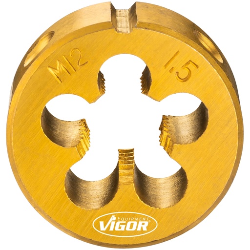 [V7181-2] Sriegpjovė (plokštinė) M12 × 1,5 TIN (V7181-2, VIGOR)