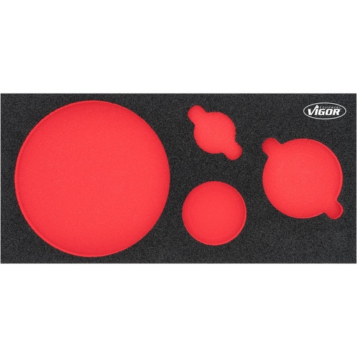[V7263-L] Minkšto porolono įdėklas, tuščias V7263-L, VIGOR