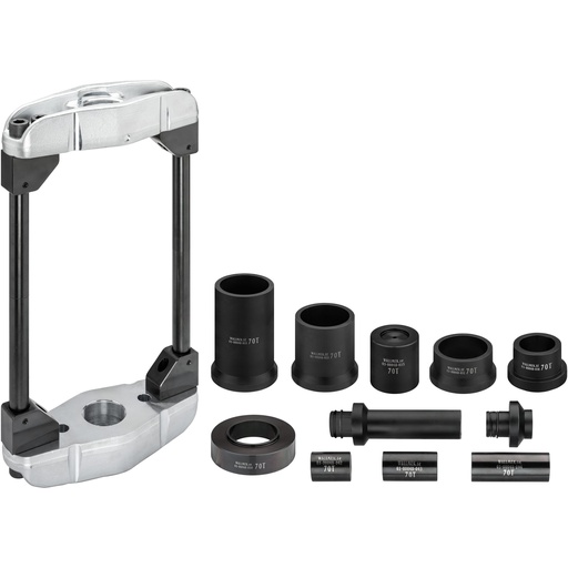 [V8667] Universal press frame for commercial vehicles 70 tonnes for king pins and fixing bolts V8667, VIGOR