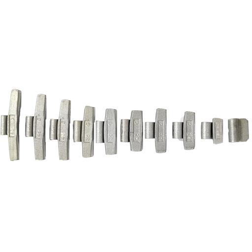 [YS26535] ⬡ Užspaudžiami balansavimo svareliai plieniniams ratlankiams (100 vnt.) 35 g (YS26535)