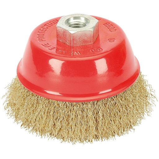 [YL250075] ⬡ Crimped wire cup brush Ø 75mm (YL250075)