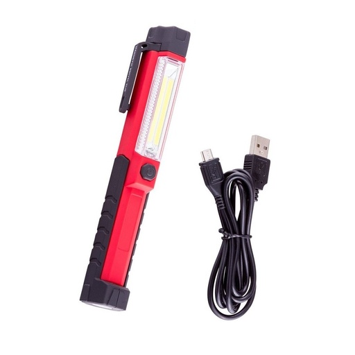 [JF714AUCOB] ⬡ COB (1.5W) + 1 LED rechargeable work light (JF714AUCOB)