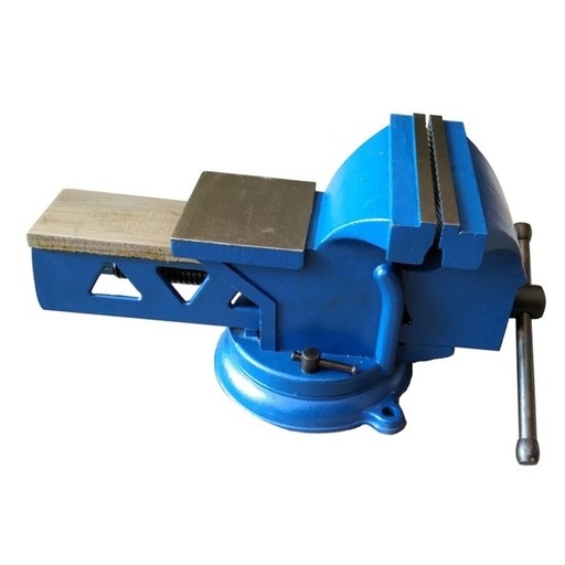 [LTQG006] ⬡ Plieninės stalo replės su pasukamu pagrindu ir priekalu, žiočių plotis 150 mm, 11,5 kg (LTQG006)