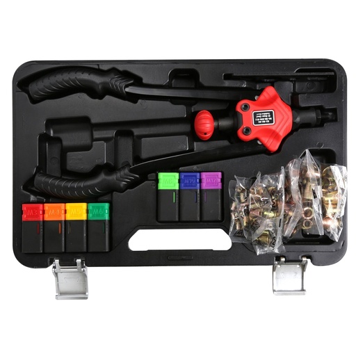 [WT01J0119] ⬡ Riveter nut tool M3-M12 with 70pcs. rivets (WT01J0119)