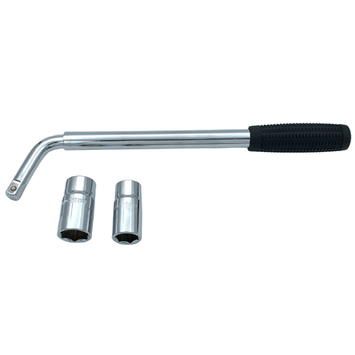 [CL304401] ⬡ L-type extended handle with sockets 1/2" set 3pcs. (CL304401, CHANGLU TOOLS)