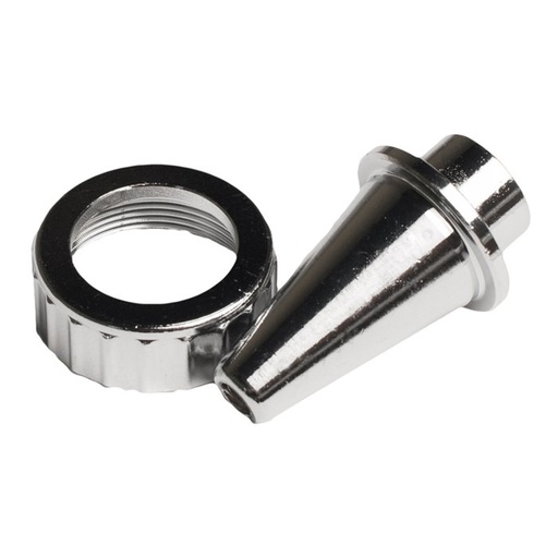 [SB01AN] ⬡ Metal sandblaster nozzle and clamping ring (SB01AN, HYMAIR)