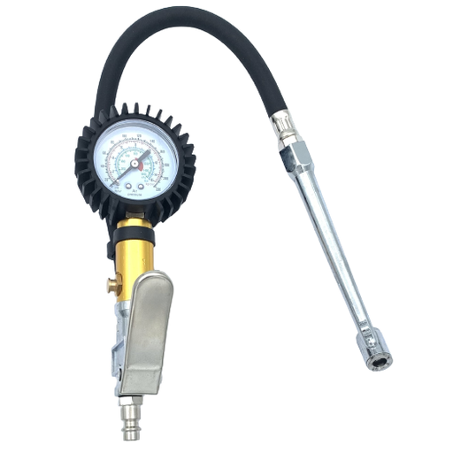 [TG6] ⬡ Tire inflating gun with manometer (long nozzle) (TG6)