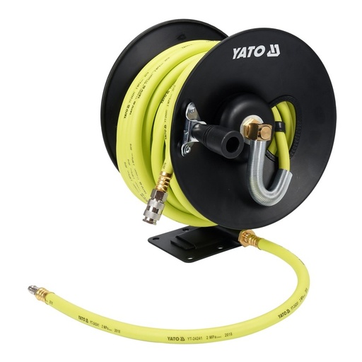 [YT24241] ⬡ Hybrid air hose reel PVC+NBR Ø9.5 x 16 mm, 15 m (YT24241, YATO)