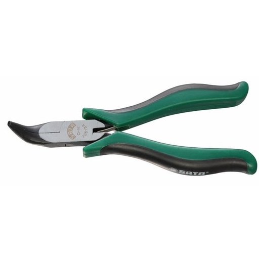 [S70613A] ⬡ Miniature bent nose pliers 120mm (S70613A, SATA)