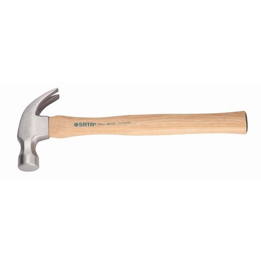 [S92323] ⬡ Hickory claw hammer 0.454kg, L=330mm (S92323, SATA)