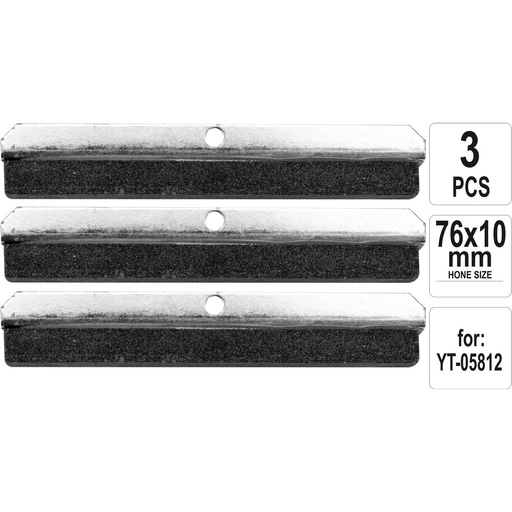 [YT05817] ⬡ Stone set 3pcs for cylinder honing tool 51-177mm (YT05817, YATO)