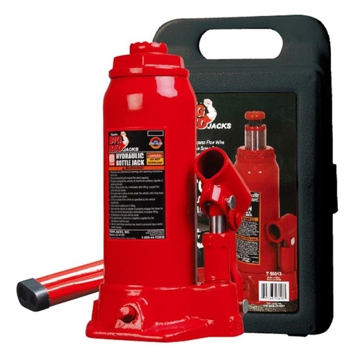 [TH90304S] ⬡ Hydraulic welded bottle jack with plastic box 3.0t, Hmin/max-188/363mm (TH90304S, TONGRUN)