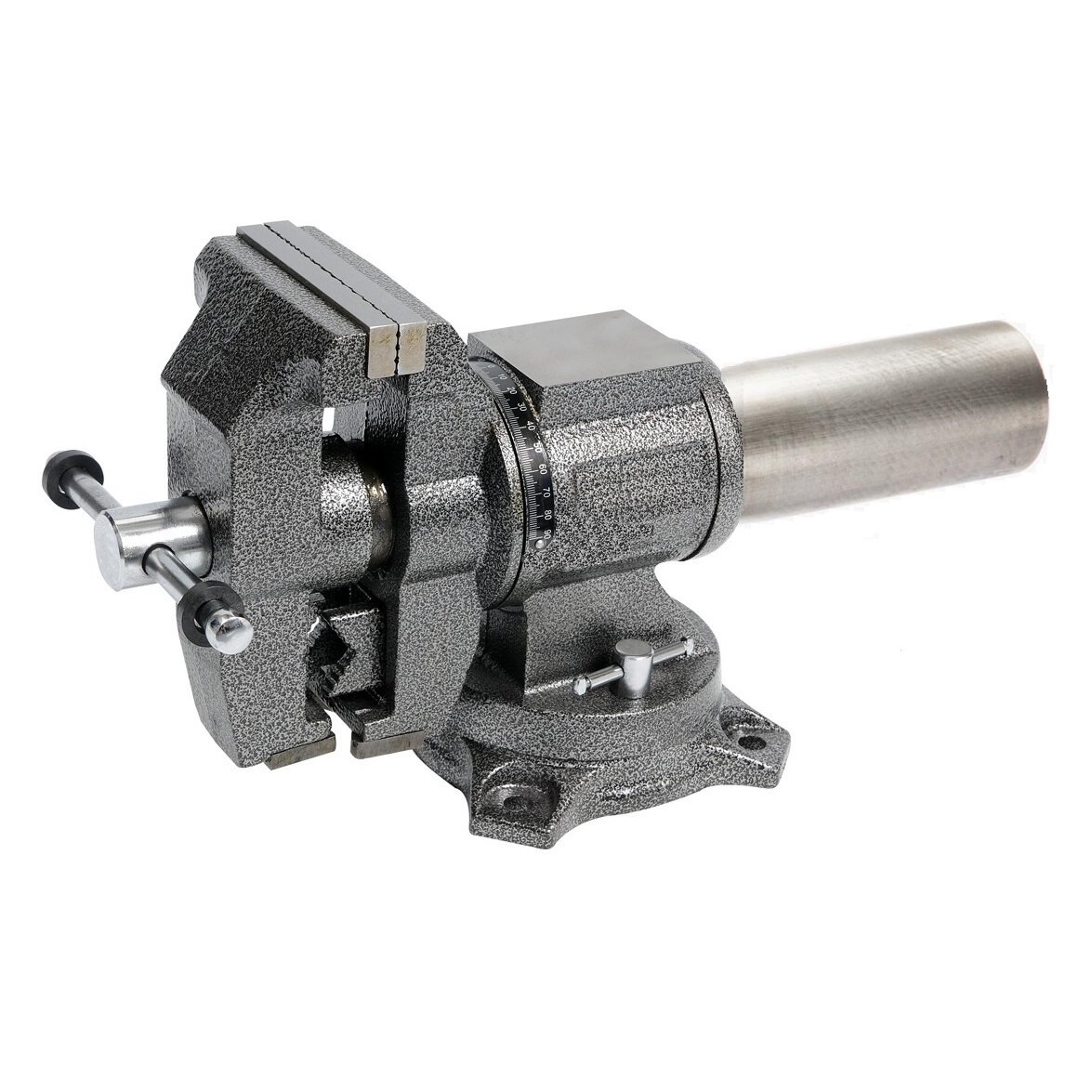 ⬡ Multi-function swivel base bench vice Jaw width 100mm. Weight 10kg (LTD004L)