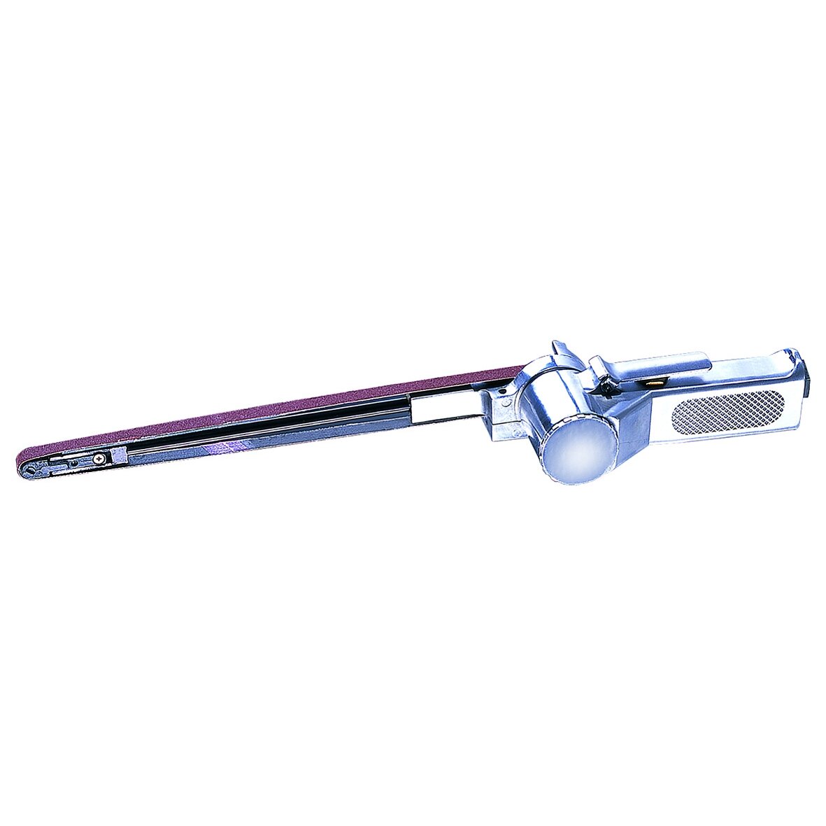 ⬡ Ilgo siekio pneumatinis juostinis šlifuoklis 10x600 mm (AT480L, HYMAIR)