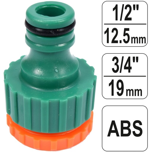 [89017] ⬡ Jungtis sodo žarnai 3/4" - 1/2" (89017)