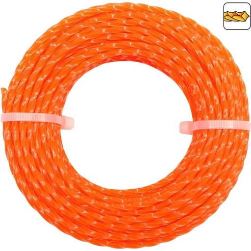 [89481SIL] ⬡ Grass trimmer line SILENT 2.7mm x 15m (89481SIL)