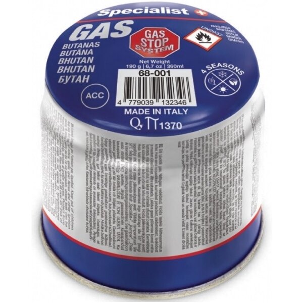 ⬡ Dujos butano Specialist+  Stop Gas 190g (68001)